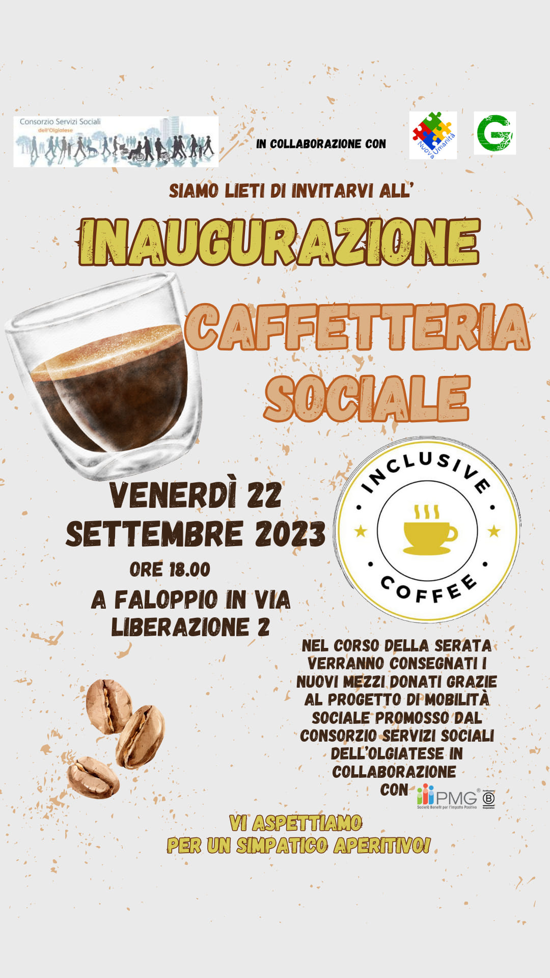 Inaugurazione caffetteria sociale