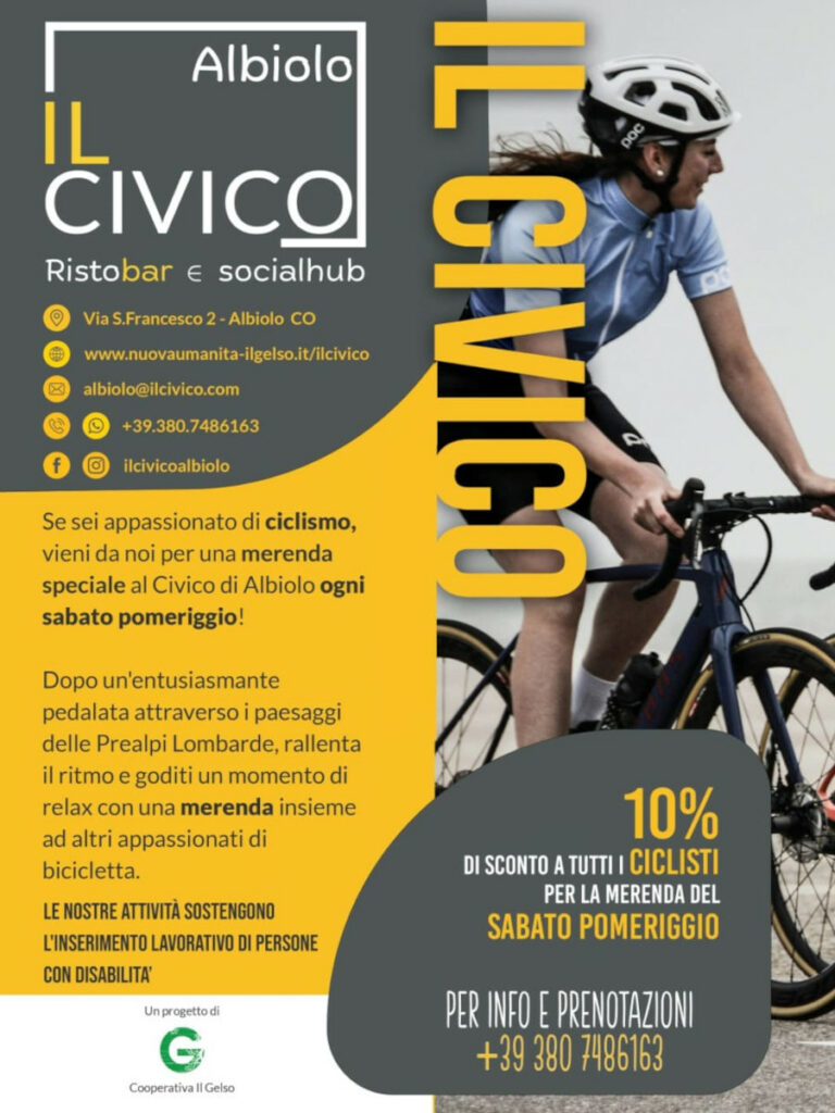 Sconto Ciclisti bar Albiolo